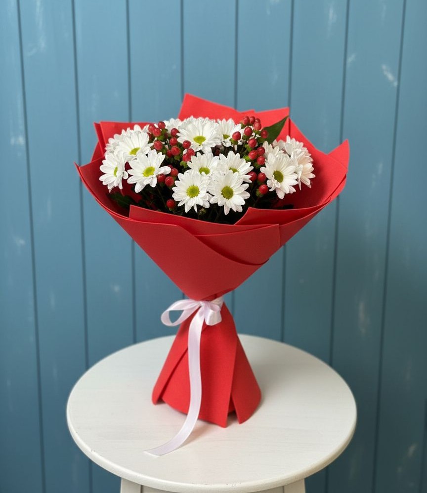 Букет цветов из: Хризантемы в Массандре