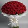 Букет 101 Красная роза Блэк Мэджик в Массандре