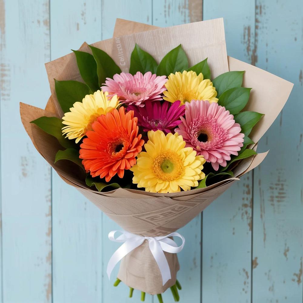 Букет цветов из: Герберы в Массандре