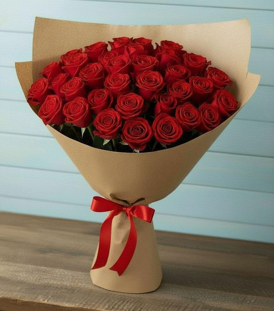 Букет Красные розы Милано в Массандре