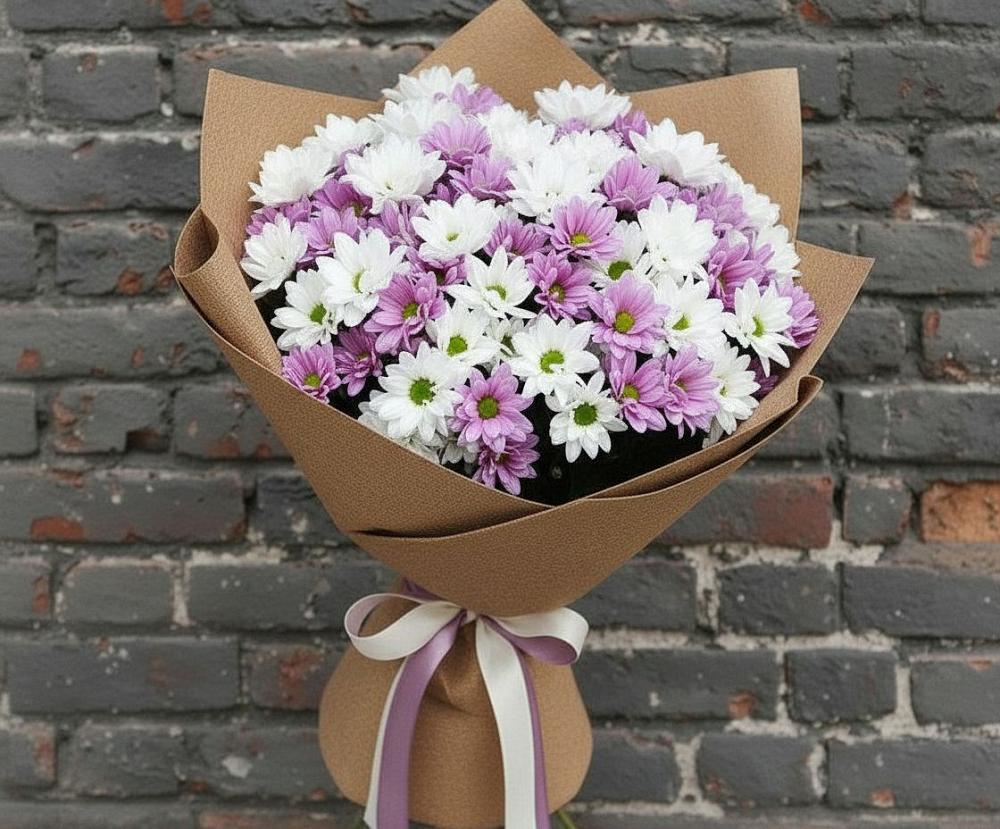 Букет цветов из: Хризантемы в Массандре