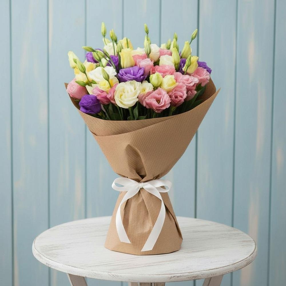 Букет цветов из: Лизиантусы в Массандре