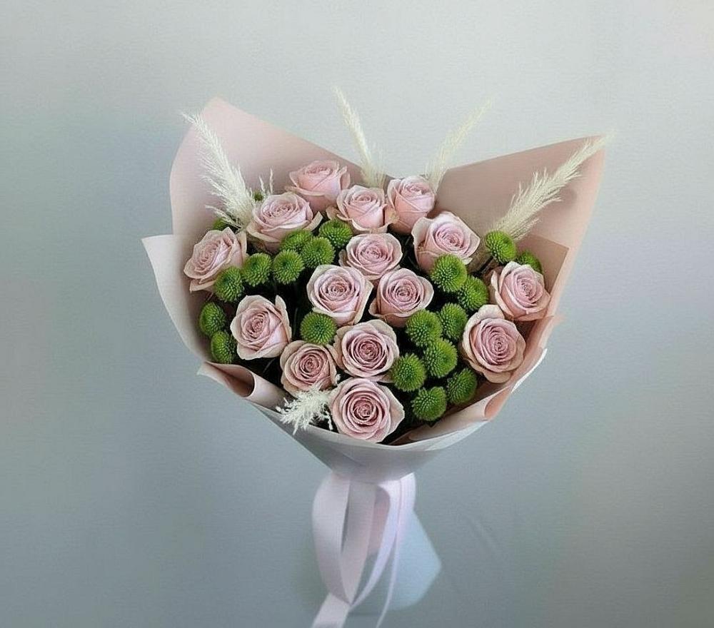 Букет цветов из: Розы и Хризантемы в Массандре