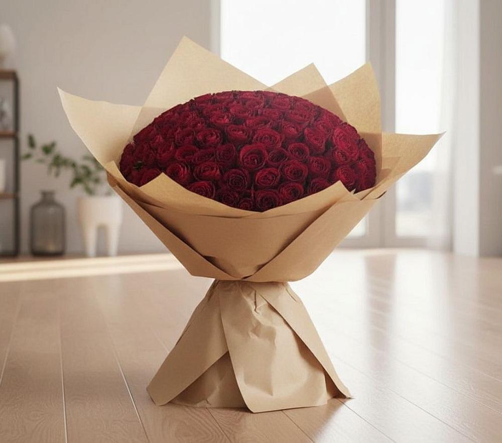 Букет 101 Красная роза в Массандре