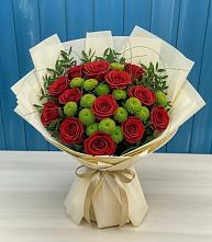 Букет цветов из:  Розы и Хризантемы в Массандре