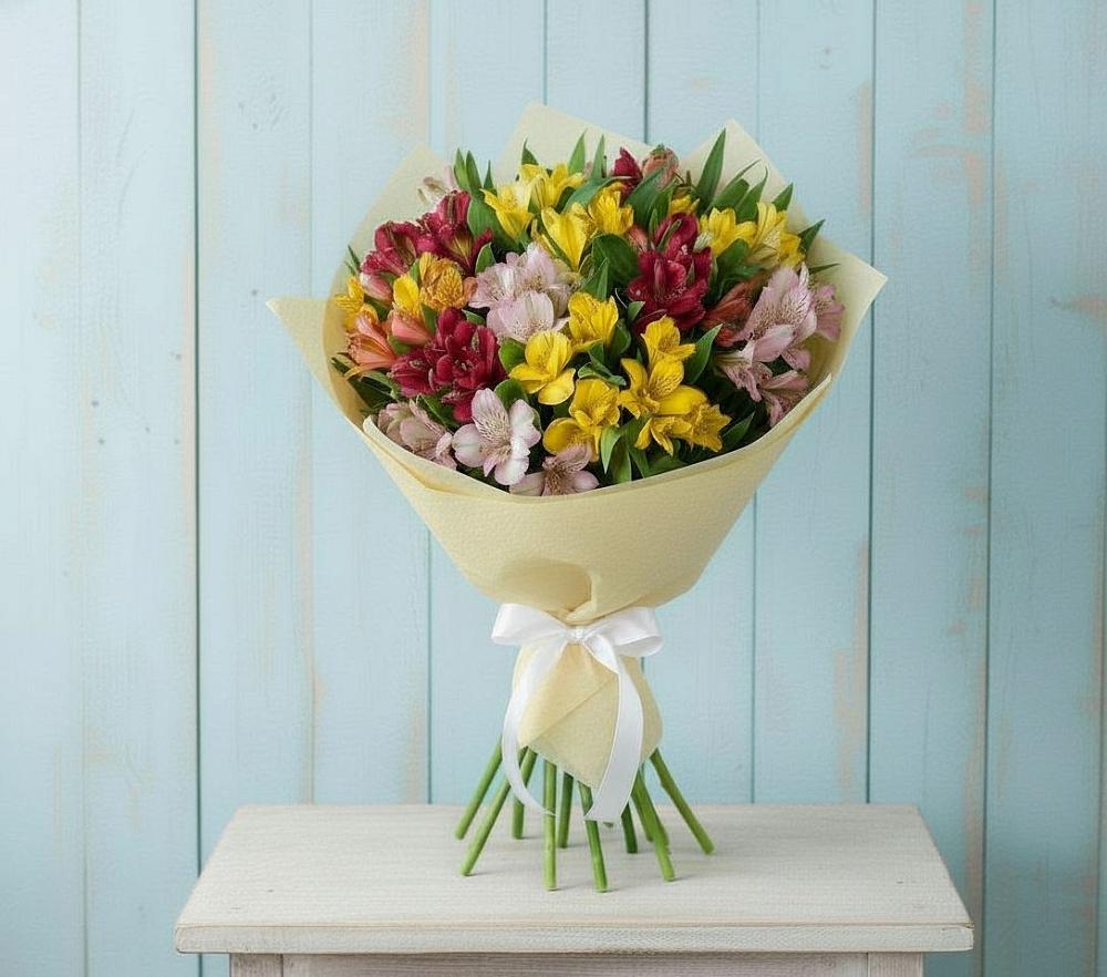 Букет цветов из: Альстромерии в Массандре